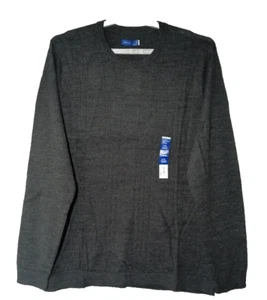 APT. 9 Men's Seriously Soft Merino Wool Blend Sweater Dark Gray XXL New w/Tags - Picture 1 of 7