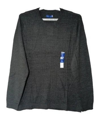 APT. 9 Men's Seriously Soft Merino Wool Blend Sweater Dark Gray XXL New w/Tags - Image 1 of 4