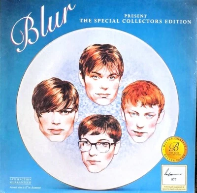 BLUR - BLUR PRESENT THE SPECIAL COLLECTORS EDITION - BLUE VINYL 2-LP SET " NEW " - Image 1 of 2