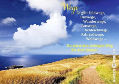 Gutsch Verlag Postkarte Genesung Gesundheit Glückwunschkarte Grußkarte & Spruch - Bild 1 von 4