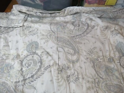 Elie Tahari Duvet Cover Full Queen Paisley Floral Medallion Vintage Soft Cotton - Image 1 of 4
