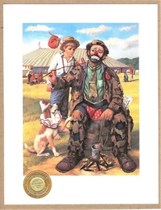 1989 - EMMETT KELLY LITHO DRUCKE DES WELTBERÜHMTEN KÜNSTLERS - BARRY LEIGHTON JONES - Bild 1 von 1