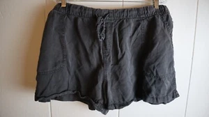Pantalones Cortos Gap Mujer XXL Gris Oscuro con Cordón Lagenlook Cómodos Fluidos - Imagen 1 de 3