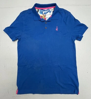 CAMISA POLO HAWAIANA ELVIS PRESLEY AZUL HAWAIANO Para Hombre Azul Medio B16 Foto 1 de 4