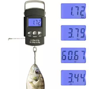 1X 50kg Digital Travel Fish Luggage Postal Hanging Weighing Electronic O5O3 - Picture 1 of 12