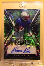 #1037 Rashee Rice 2023 Leaf Exotic#BA-RR1 Chamelion Scope 5/5-Auto-Rookie-Chiefs