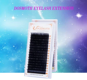 Wimpernverlängerung Einzelwimpern Mink Lashes D Curl, Stärke 0,15mm Länge 14mm - Bild 1 von 3