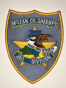 Mclean County Illinois Sheriffs Police Jail Division Patch - Picture 1 of 3