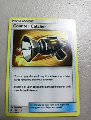 Pokémon TCG Counter Catcher Crimson Invasion 91/111 Regular Uncommon 2017 - Image 1 of 2