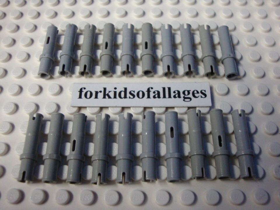 20 Lego Technic Gray Pins Axles w/Friction 3L Long Connector Pegs Mindstorms - Image 1 of 1