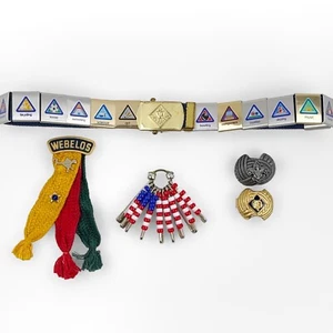 Vintage Pfadfinder Konvolut BSA Gürtel Mütze usw. - Bild 1 von 12