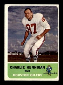 1962 Fleer #48 Charlie Hennigan RC VGEX X2798609