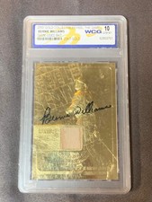 Bernie Williams 2000 Gold Collectibles Used Bat Relic Card- WCG Graded 10 Gem MT