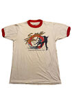 Vintage Ringer T-Shirt El Monte California Made USA Soffe Softball Fever Sports