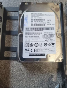 IBM 2076 AH75 92F 01YM178 01YM164 01YM166 2.4TB 10K 12GB SAS Drive / Tray - Picture 1 of 2
