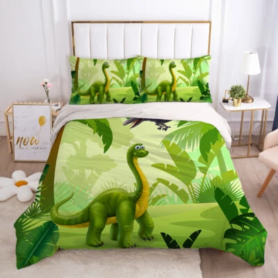 Fundas de almohada para cama 3D Big Dinosaur ZHUB012 funda nórdica edredón Queen King Zoe Foto 1 de 4