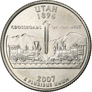 [#224522] United States, Quarter, 2007, U.S. Mint, Copper-Nickel Clad Copper, MS - Picture 1 of 2