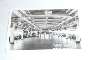 Vintage Photo Postcard Streckfus Steamer Steamship Capitol Rainbow Ballroom - Picture 1 of 3