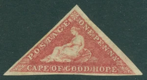 SG 5b Cape of good hope 1855-63. 1d deep rose-red. Lightly mounted mint... - Picture 1 of 1