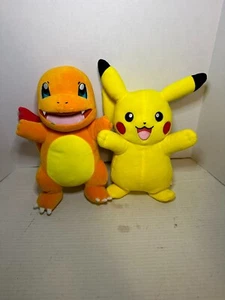 Pokemon WCT talking Plush Toy Pikach & Charmander used - Picture 1 of 6