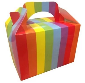 Cajas de fiesta del orgullo para celebración gay diversión picnic comida caja de regalo plato MBB - Imagen 1 de 2
