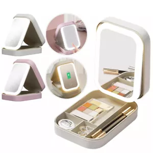 Makeup Case with Light Up Travel Storage Box with LED Cosmetic Case Waterproof - Picture 1 of 14