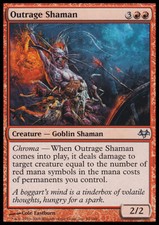 Magic the Gathering MTG Outrage Shaman (59) Eventide   LP