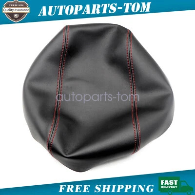 Cubierta reposabrazos tapa consola central puntada roja de cuero para Dodge Durango 2011-2019 Foto 1 de 4