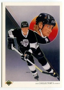 1990-91 Upper Deck #307 Wayne Gretzky Los Angeles Kings / lista di controllo - Foto 1 di 2