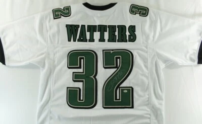 Camiseta deportiva firmada por Ricky Watters Philadelphia Eagles (S.I. Holograma) 5xPro Bowl R.B Foto 1 de 4