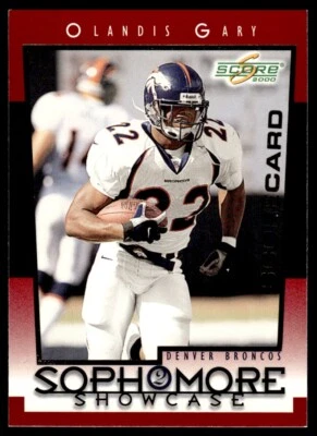 2000 Score Scorecard Olandis Gary 0793/2000 Denver Broncos #225 - Image 1 of 2
