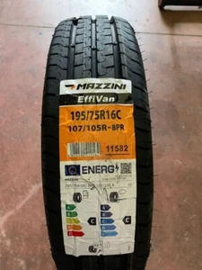 195/75 R16C PNEUMATICI MAZZINI 107/105R 4 STAGIONI 195 75 16 NEW 1957516 GOMME - Foto 1 di 1