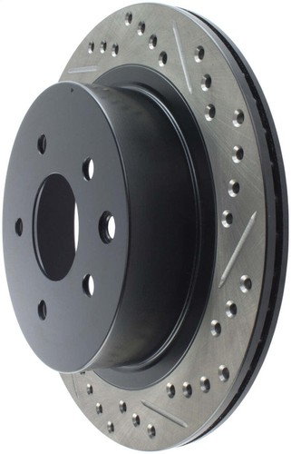 StopTech 06-07 350Z / 05-07 G35 exp Sport/ 06-07 G35X SportStop Slotted & Drilled Front Left Rotor main image 1