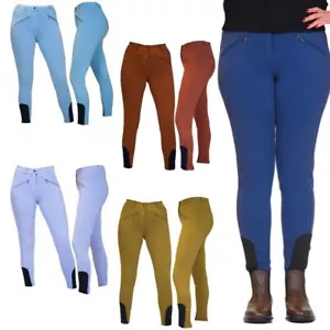 Horse Riding Jodhpurs Ladies 8 - 18/*10 Colours* 24" - 38" - Picture 1 of 12