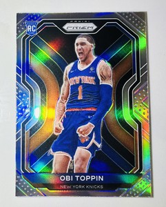 Obi Toppin Silver Holo Prizm Rookie Card