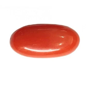 6,85 kt zertifizierter natürlicher italienischer roter Koralle Moonga Edelstein - Bild 1 von 2