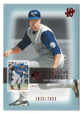 Carlos Beltran 2003 SP Authentic Superstar Flashback /2003 #SF30 Insert Card - Image 1 of 2