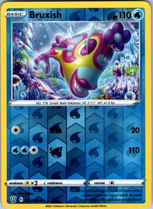 Bruxish Reverse Holo 043/163 SWSH05: Battle Styles Uncommon - NM - Picture 1 of 2