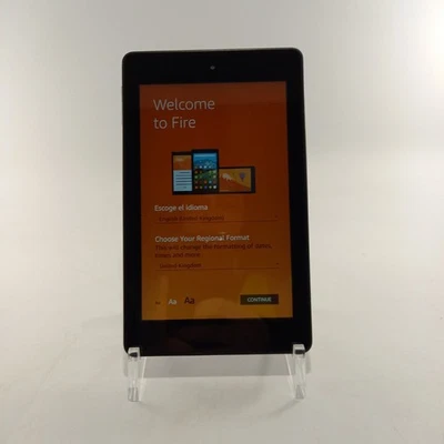 Amazon Kindle Fire 6 4th Gen Black Model PW98VM 6" Screen Good - Image 1 of 4