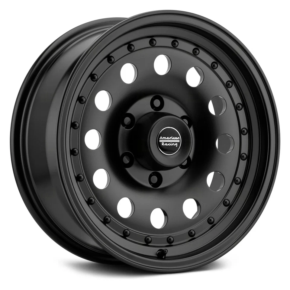 American Racing AR62 OUTLAW II 1PC Wheel 17x8 (0, 5x127, 83.06) Black Single Rim Foto 1 de 3