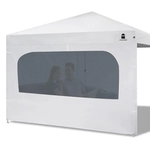 Canopy Sidewall with Window Fits 10x10 Straight Leg Canopy Tents, Outdoor Ins... - Picture 1 of 6