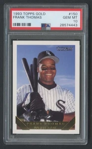 1993 Topps Gold Frank Thomas #150 PSA 10 - Foto 1 di 2