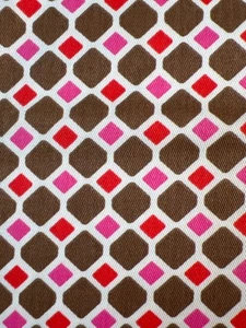 Fabric -OOP Crystallize by Waverly Mid Century Modern Geometric Retro 84 x 56" W - Picture 1 of 7