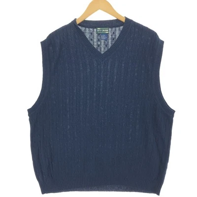 Usado IVY CREW Chaleco Tejido Cable Cuello en V Talla L (Hombre) Foto 1 de 3