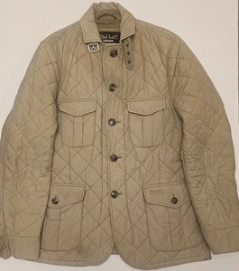 Barbour Land Rover Quilted Jacket eomans mens medium Padded Range Rover Coat - Picture 1 of 15