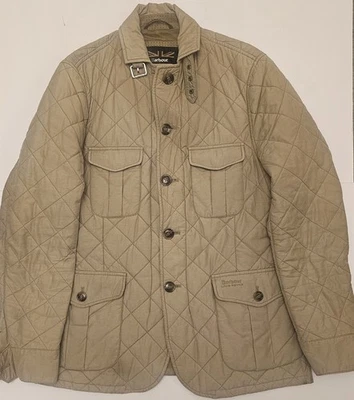 Barbour Land Rover Quilted Jacket eomans mens medium Padded Range Rover Coat - Image 1 of 4