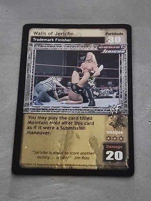 WWE RAW DEAL WALLS OF JERICHO CHRIS HIGHLIGHT  PREMIERE ULTRA RARE - Image 1 of 3