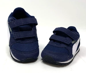 Puma Kinder Größe 5 ST Runner V2 Mesh Sneaker blau/weiß - Bild 1 von 5
