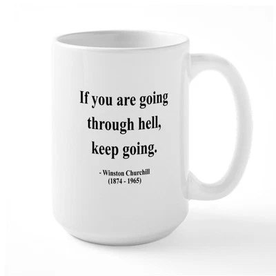 CafePress Winston Churchill 6 Large Mug (224102552)