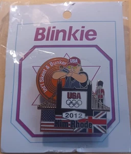 London Olympic Pin Rare Kim Rhode Olympic Pin Olympic Champion Kim Rhode 407/500 - Picture 1 of 2